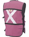 SR-2040ROCRGD CHALECO BRIGADISTA ROSA TALLA G