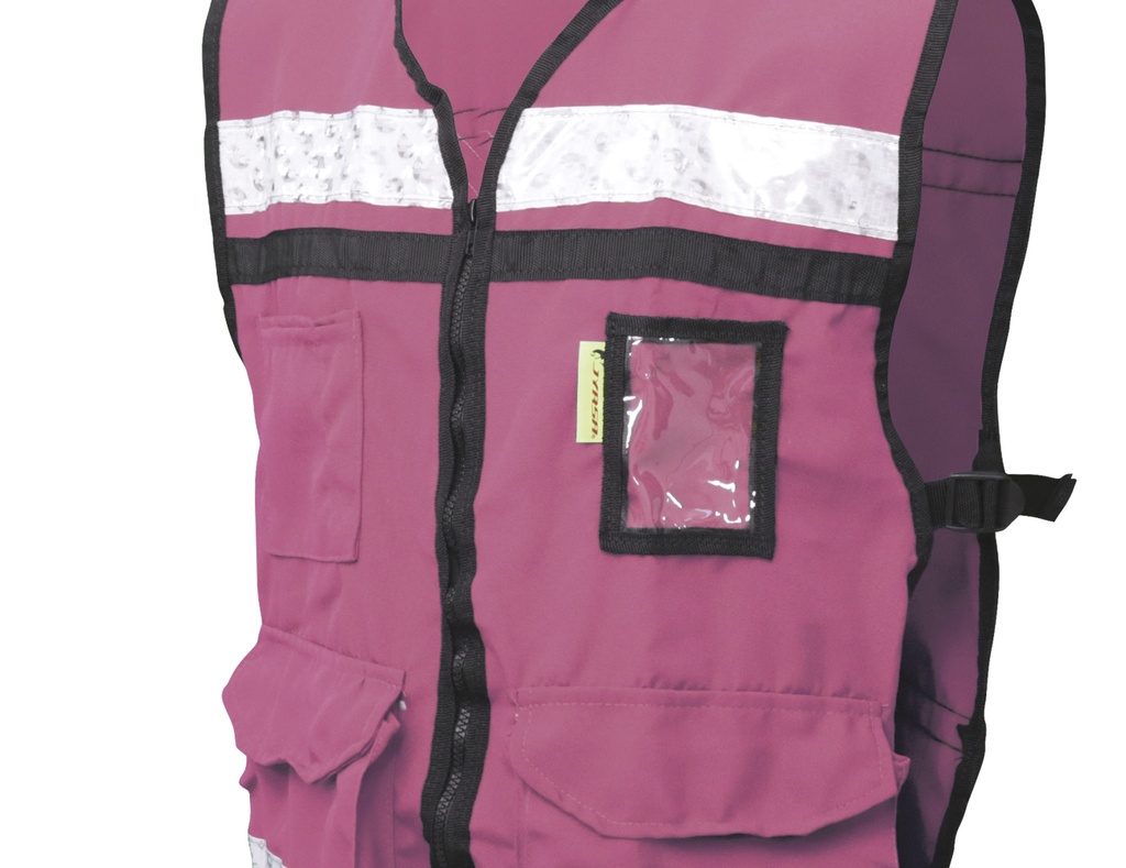 SR-2040ROCRGD CHALECO BRIGADISTA ROSA TALLA G