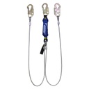 AMORTIGUADOR CON CABLE DE ACERO DOBLE DE 1/4&quot; DE 1.83 MTS.