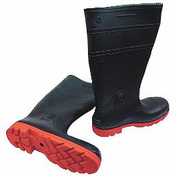 BTI0102 BOTA INDUSTRIAL NEGRA SUELA ROJA