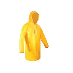 [DD-1119MD-GD-XG] IMPERMEABLE TIPO GABARDINA AMARILLA CORTA