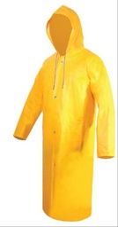 [DD-1120MD-GD-XG] IMPERMEABLE TIPO GABARDINA AMARILLA LARGA